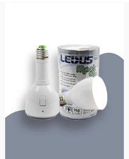 Lampadina Magica Ricaricabile E27 Ledus 4W LED Emergenza Risparmio Energetico Confezione da 2