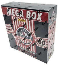 2025 Panini Stars & Stripes USA Baseball Factory Sealed Mega Box 3 Hits