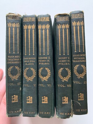 The Pocket William Shakespeare Shakspeare Antique 5/13 books