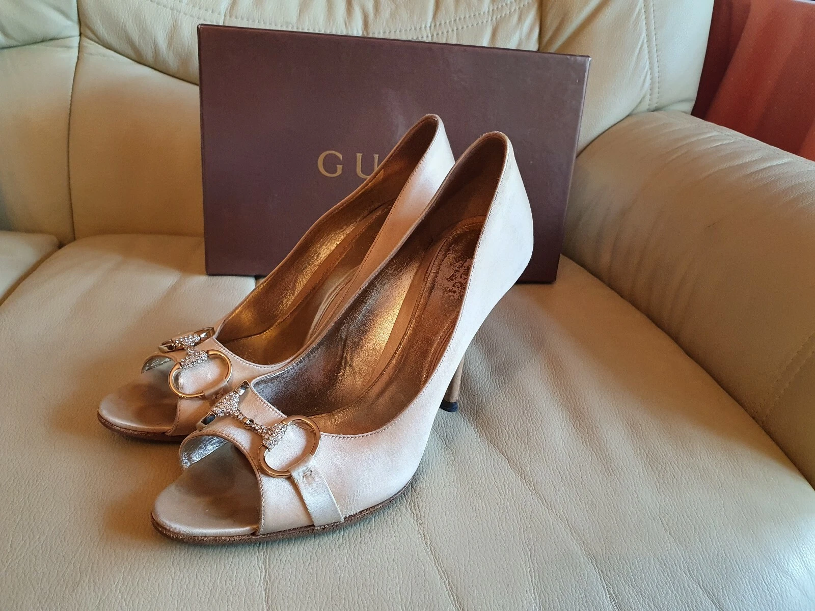 Talons chaussures Gucci Horsebit pour femmes Royaume Uni os 39