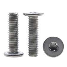 Titanium GR2 Torx Socket Utrathin Flat Head Screws M2 M4 M5 M6