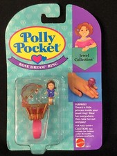 Vtg Polly Pocket Bluebird Pixie's Rose Dream Ring Figure Doll 1993 NEW Sealed