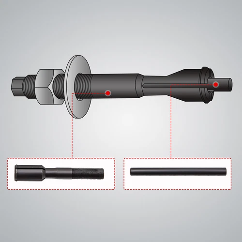 HARLEY DAVIDSON 88, 96, 103 TWIN CAM INNER CAM BEARING INSTALLER & PULLER TOOLS - Imagen 14 de 17