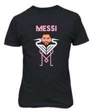 Lionel Messi GOAT Football Legend Miami Soccer Player Unisex T-Shirt