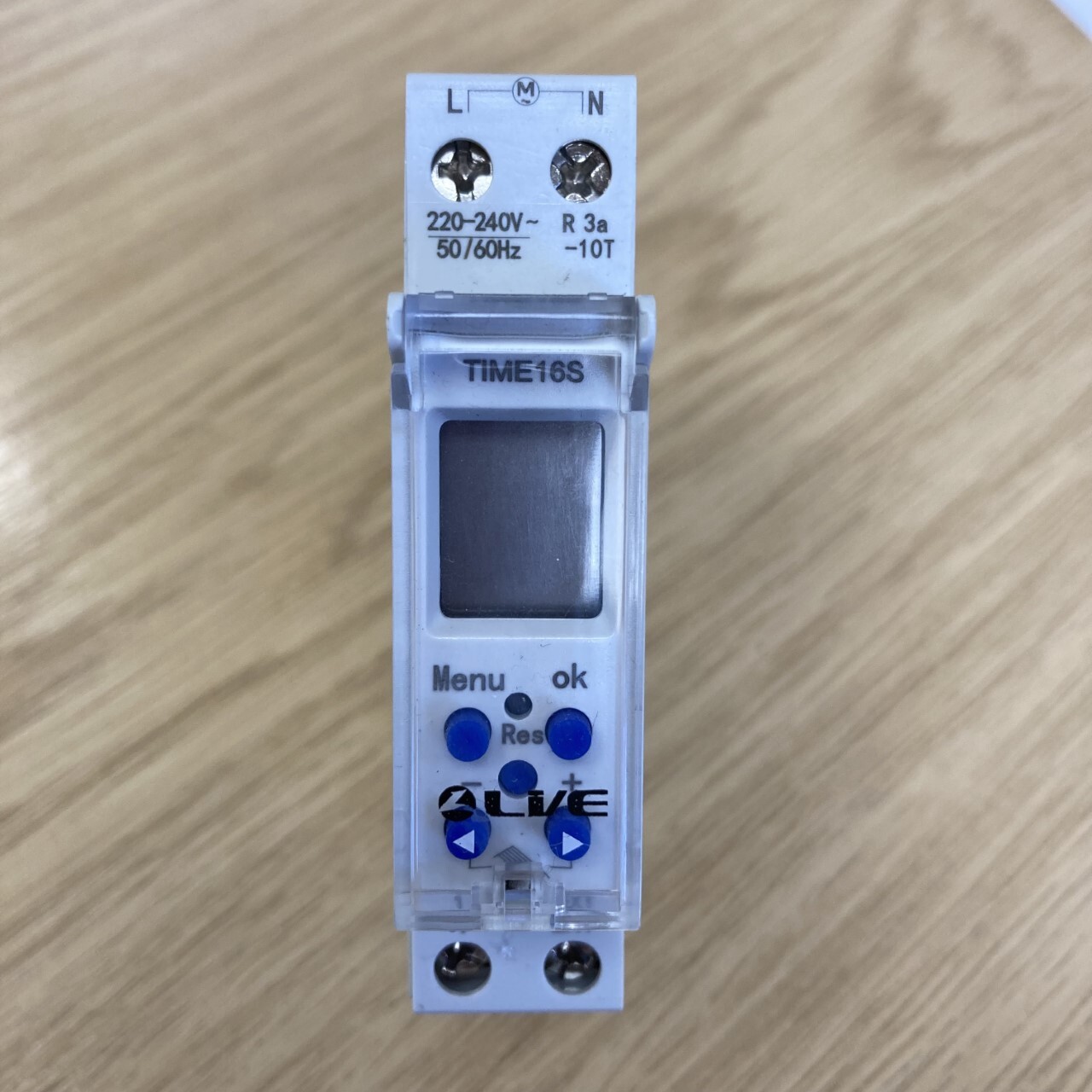 Live Electrical Single Module Digital Timer Din Rail Mounted - TIME16S