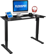 Flexispot Standing Desk 48 x 24 Inches Height Adjustable Desk Electric Sit Stand