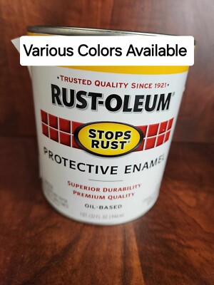 Rust-Oleum  Stops Rust  Protective Enamel Metal Paint - 1 qt. Price Each New