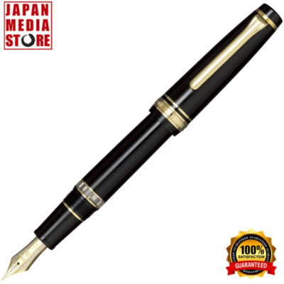 Sailor Professional Gear REALO Black Fountain Pen Broad Nib 21K