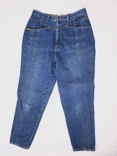 Gitano Jeans High Rise Tapered Riding Stiched Vintage Womens 30x27