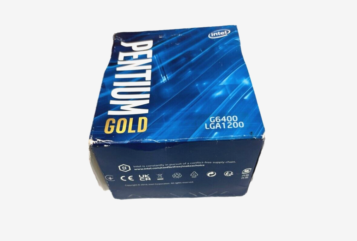 Intel Pentium Gold G6400 Processor (4 GHz, 2 Cores, Socket