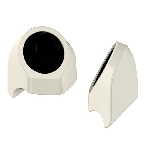 6.5 inches Speaker Pods BIRCH WHITE Fits Advanblack & Harley King Tour Pack - Picture 6 of 6