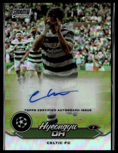 2023-24 Stadium Club Chrome UEFA Champions  #CA-HO Hyeongyu Oh  Auto