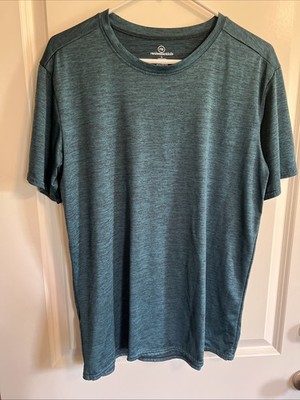 Men s Re Realessentials Heather Green Short Sleeve T-Shirt Size Large