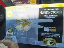 Huntington III 52 in. Indoor Ceiling Fan Whit...