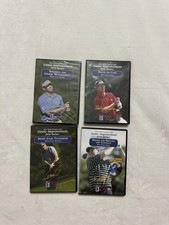 Lot of 4 Golf DVDs Strategy Short Game PGA Tour Game Improvement Irwin Lehman