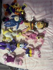 Disney Winnie the Pooh Peluche Lote 8 Disney Store Tigger Piglet Eeyore Pooh Daisy