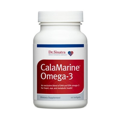 Dr. Sinatra CalaMarine Omega-3 Supplement with DHA and EPA, Clinical Grade fo...