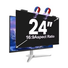 GUDTEKE Magnetic 24 Inch Privacy Screen for Computer Monitor 16:9 Aspect Rati...