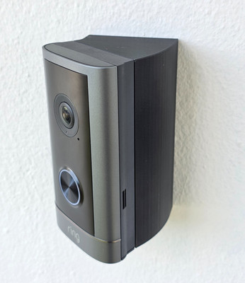 Ring Wired Doorbell Elite 4K  Wedge Angle Mount Corner Kit 15 - 90 Degree