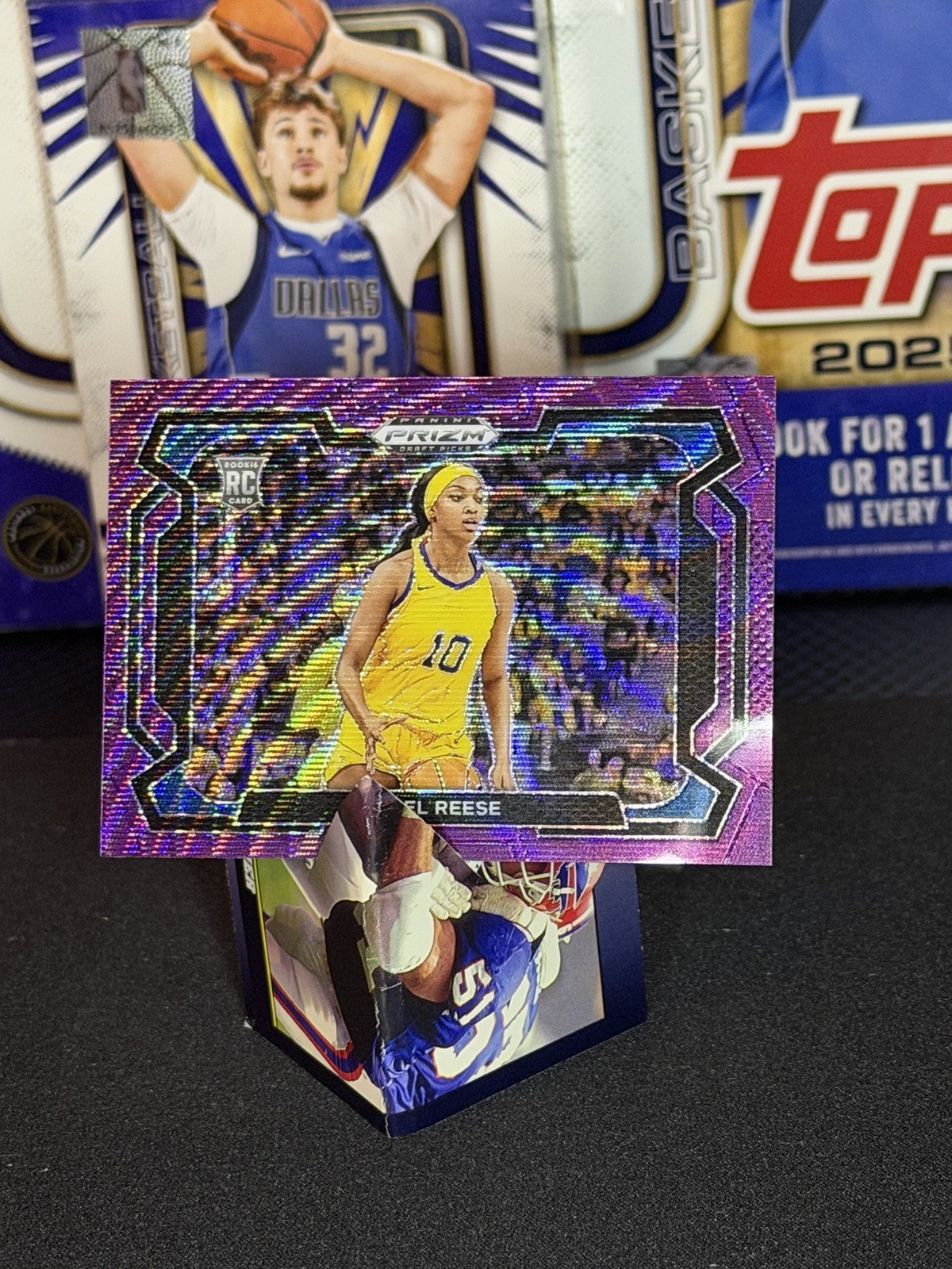 2024 Panini Prizm Draft Picks Angel Reese RC #38 Purple Wave Variation