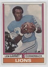 1974 Topps Lem Barney #525 HOF 0x2f