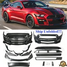 For 15-2017 Mustang Facelift Gt500 Style Front Bumper Cover Conversion Assembly