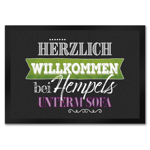 Herzlich Willkommen Bei Hempels Unterm Sofa FußMatte Mit Motiv FußMatte-image