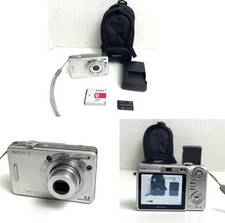 Sony Cyber Shot DSC-W55 7.2MP Digital Camera 3x Zoom w 1gb SD Card  Soft Case