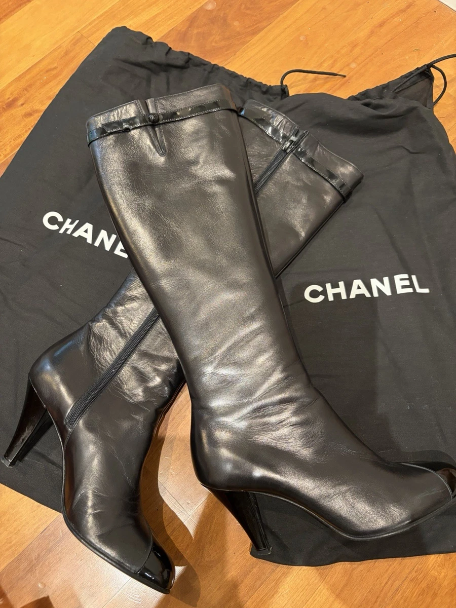CHANEL Logo Boots for Women for sale | eBay