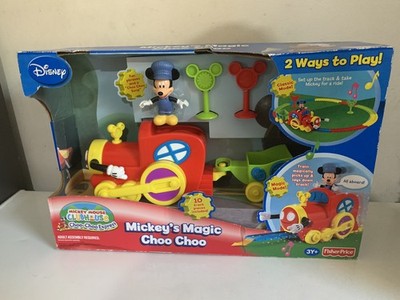 Mickey Mouse Clubhouse 2008 Magic Choo Choo Talking Train Set New In Box