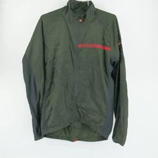 Castelli Squadra Stretch Jacket Men's XL Full Zip Military Green Wind Shell