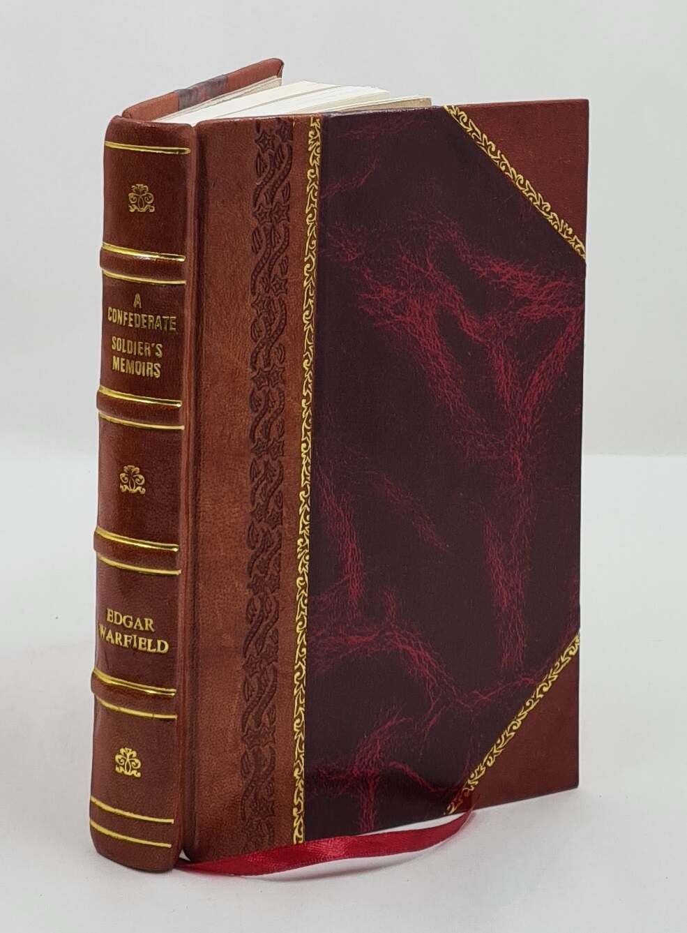 A Confederate Soldier'S Memoirs, By Edgar Warfield. 1936 [Leather Bound]