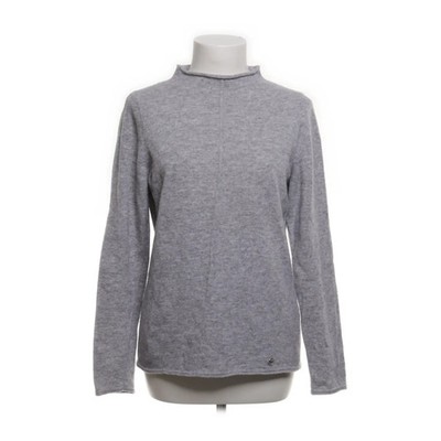 Mrs. Knit, Strickpullover, Größe: 36, Grau, Kaschmir/Wolle, Einfarbig #I7O