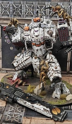Tau Empire KV128 Stormsurge Studio PROPAINTED, hervorragendes Tyraniden Diorama