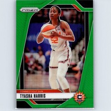 2024 Panini Prizm WNBA Tyasha Harris #102 Green Prizms Connecticut Sun