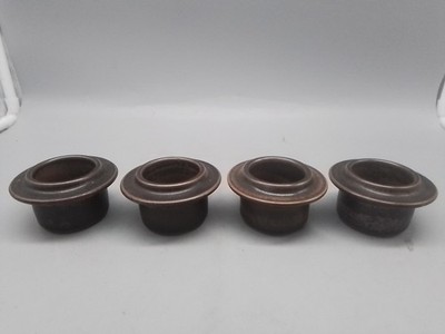 4 Arabia Finland,Eierbecher Ruska Ulla Procope,Braun,70er Jahre Vintage