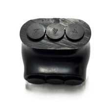 25 Pcs Black Insulated Multi Cable Connector, 3 Ports Electric Wire Connector