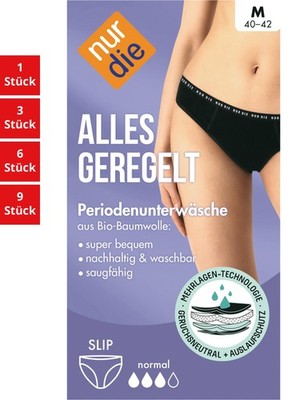 Nur Die Damen Slip Unterhose PeriodenUnterwäsche Alles Geregelt Panty String