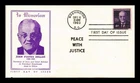 US COVER JOHN FOSTER DULLES MEMORIAM FIRST DAY ISSUE CASCADE CACHET