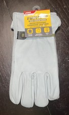 Cowhide Leather Work Gloves L Water Resistant Ball Tape Cinch Durable Outdoor