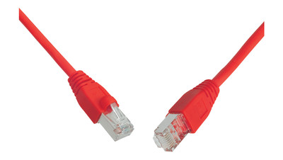 Patchcord CAT6 SFTP PVC 5m czerwony snag-proof C6-315RD-5MB