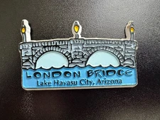 Lake Havasu City, Arizona London Bridge Rubber Magnet Vintage