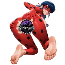LADYBUG MARINETTE 6" WEATHERPROOF CAR VINYL STICKER DECAL SEXY GIRL WAIFU