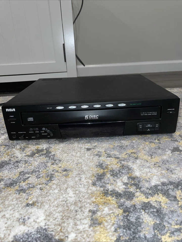 RCA Player RP-8075RS 5 Disc Carousel CD Changer NO Remote Tested and Working - Image 2 of 3