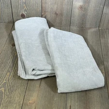 MIULEE Light Grey Decorative Pillow Covers 24x24 Inch Soft Chenille