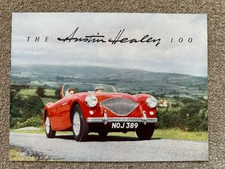 AUSTIN HEALEY 100/4 Car Sales Brochure circa 1955 No. 1040/F