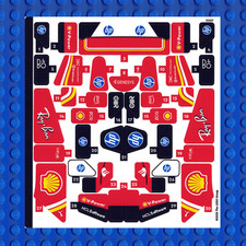New LEGO Speed Champions Ferrari SF-24 77242 Sticker Sheet Only - Qty 1