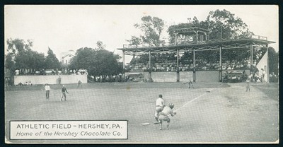 c.1910 Baseball Postcard RPPC - Hershey PA - Game in Progress - VGEX