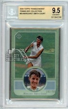 Margaret Smith Court 2020 Topps Transcendent Tennis HOF Card #39 /50 BGS 9.5