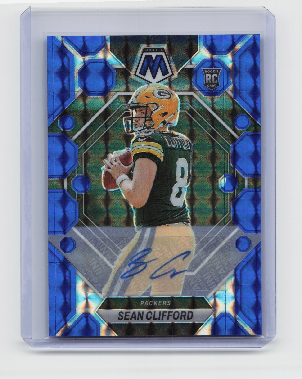 Sean Clifford Panini Mosaic #361 Autograph Blue